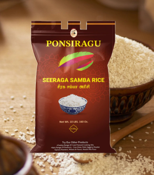 Ponsiragu Premium Seeraga Samba (Jeera or Ghee) Rice