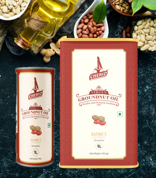 Chekko Cold Pressed Virgin Groundnut Oil