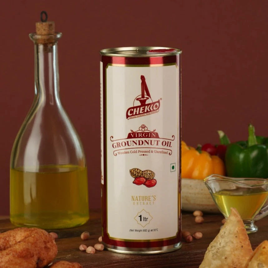 Chekko Cold Pressed Virgin Groundnut Oil