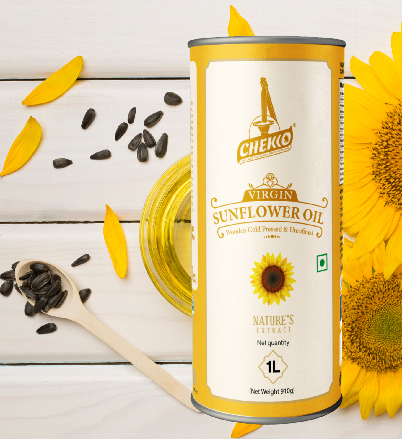 Chekko Cold Pressed Virgin Sunflower Oil